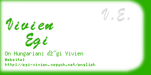 vivien egi business card